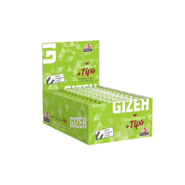 GIZEH King Size Slim Super Fine + Tips