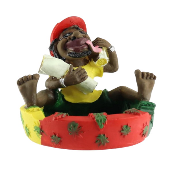 Polyresin rasta ashtray # 6