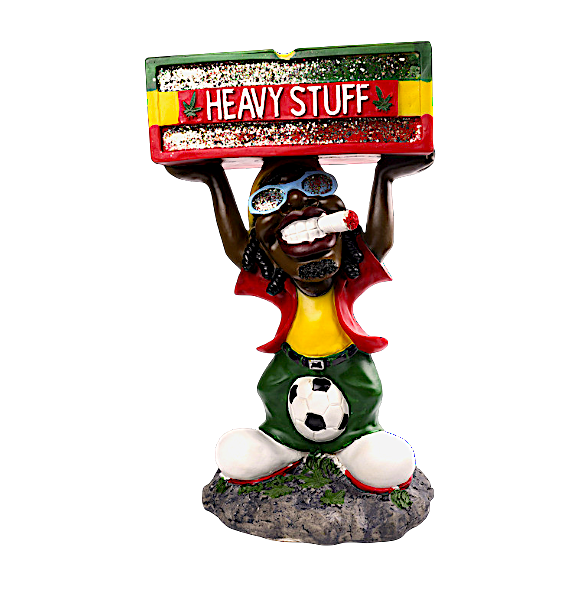 44 CM Polyresin rasta ashtray