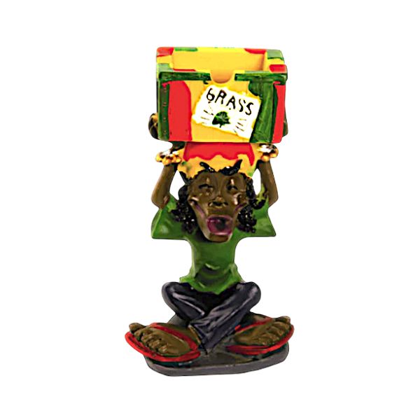 Polyresin rasta ashtray # 13