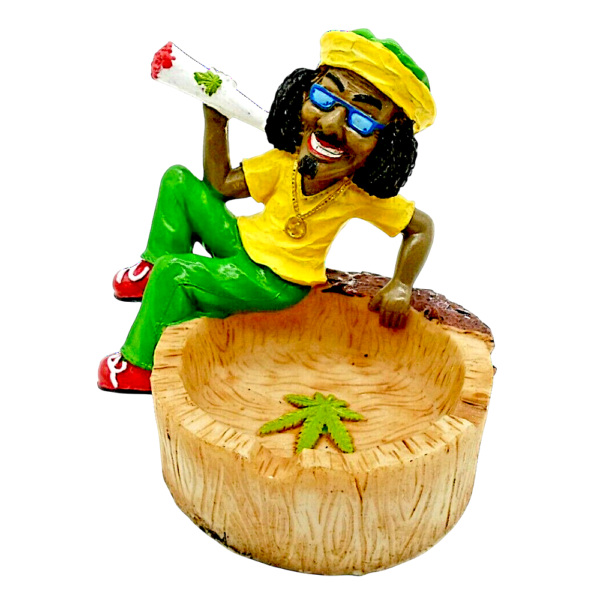 Polyresin rasta ashtray # 16