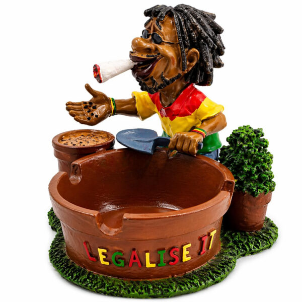 Polyresin rasta ashtray # 10