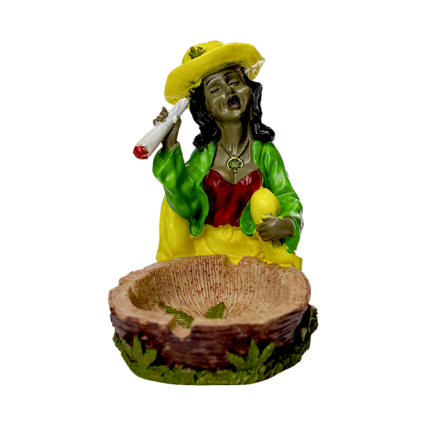 Polyresin rasta ashtray # 17